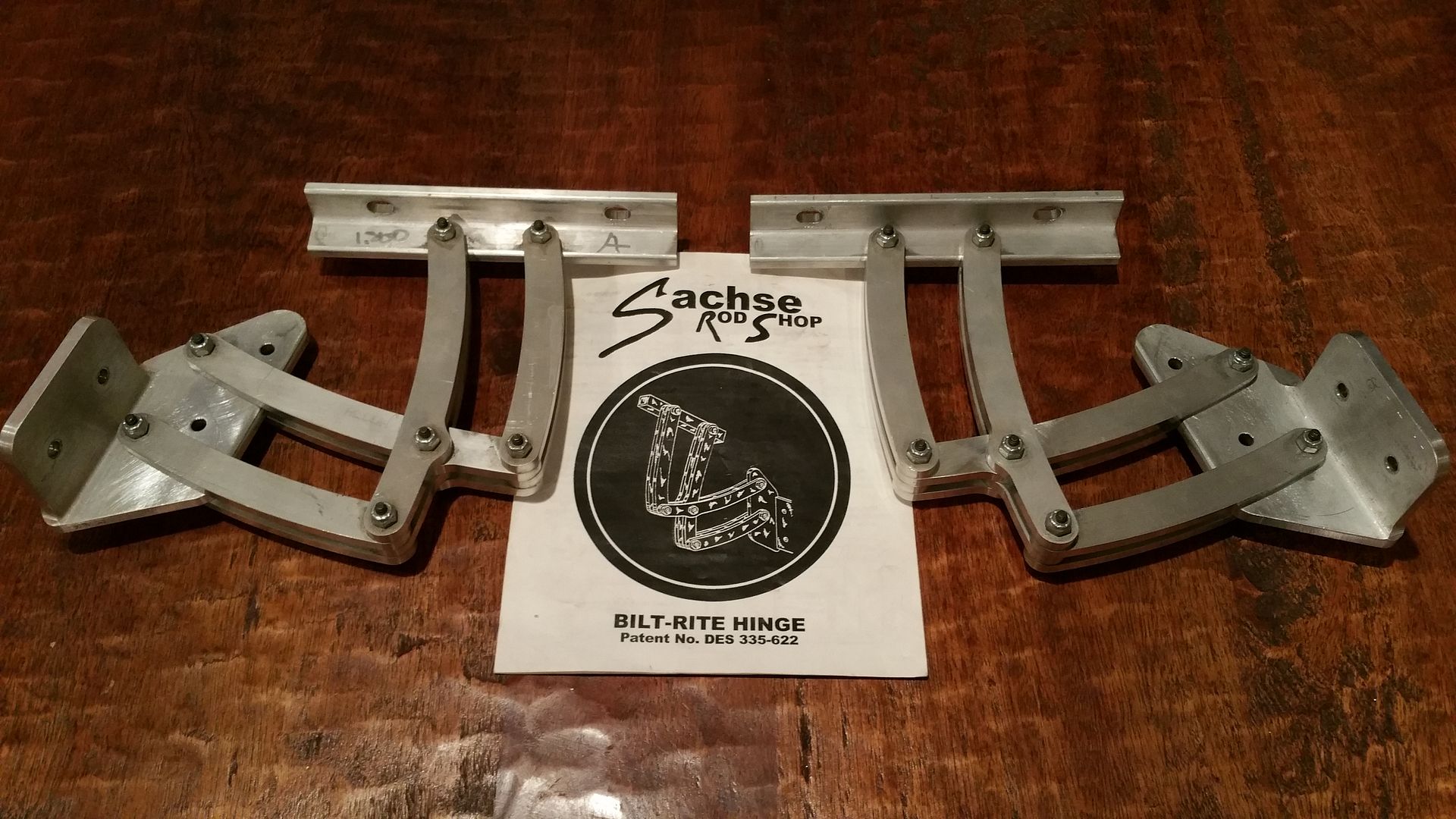 Sachse BiltRite hood/lid hinges Pirate 4x4